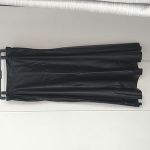 Faux leather skirt